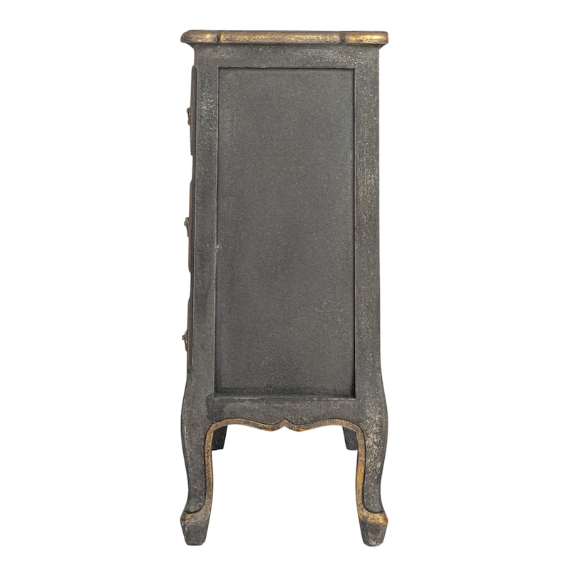 Distressed Wood 3-Drawer Dresser