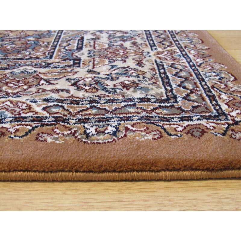 Cinnamon Oriental Rug by , Elegant and Timeless Area Rug for Adding Warmth and Style to Your Living Room, Bedroom - 3'11 x 5'11