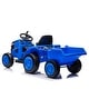 preview thumbnail 92 of 98, 12V Kids Ride On Electric Tractor Black Knight,Kids Ride On Toy.2WD,Non-skid tires, steering wheel, foot pedal
