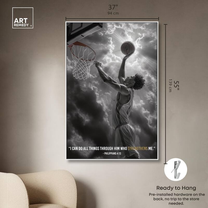 Strengthen Me Canvas by Art Remedy