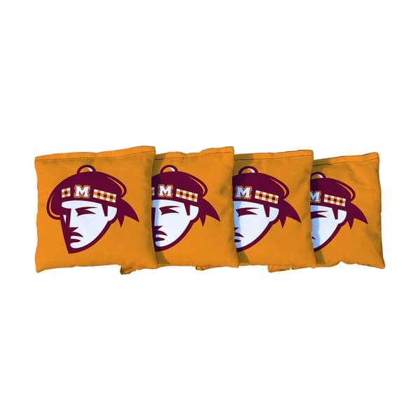 slide 2 of 3, Maryville College Scots Yellow Cornhole Bags All-Weather Resin Filled