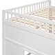 preview thumbnail 72 of 112, Solid Wood House Loft Bed with Window Design and Ladder, Twin/Full Size Playhouse Bed Loft Bed Frame with Guardrail for Kids