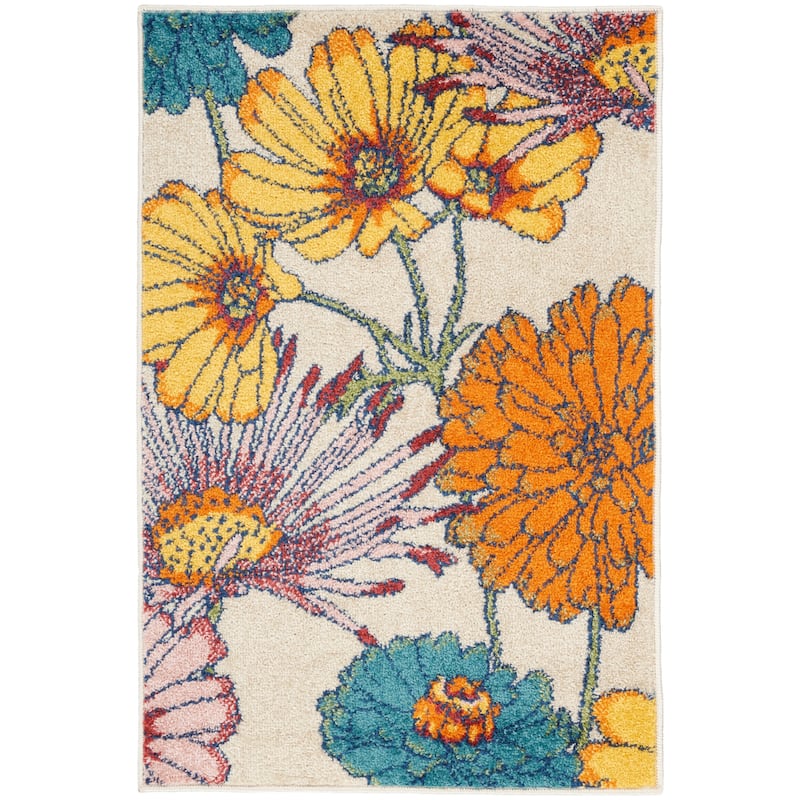 Nourison Allur Botanical Floral Area Rug