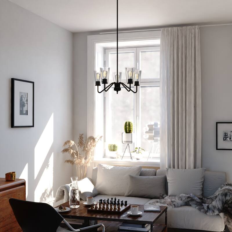 Vaxcel Lighting H0284 Beverly 5 Light 23" Wide Chandelier