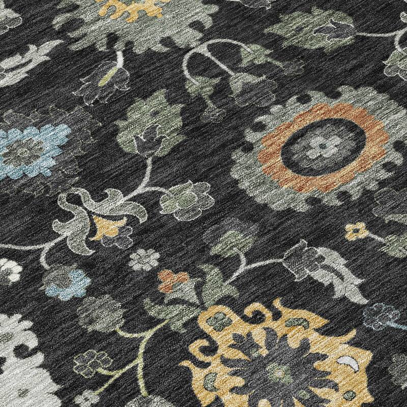 Machine Washable Indoor/ Outdoor Traditional Marci Chantille Rug