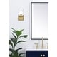 preview thumbnail 8 of 11, Elegant Lighting LD7316W5 Thane 10" Tall Bathroom Sconce