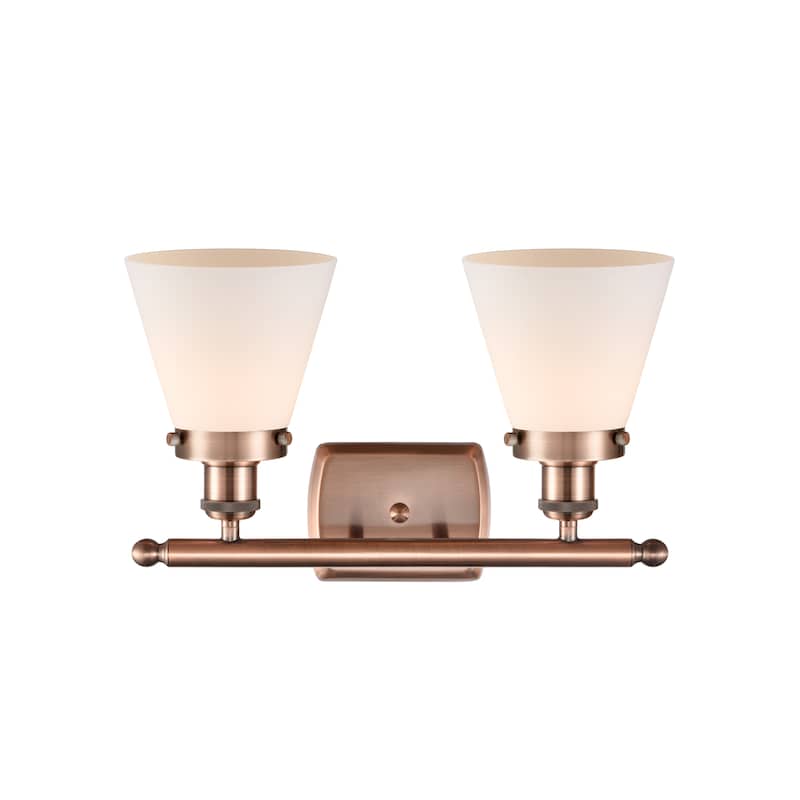 Innovations Lighting Ballston Urban Cone - 2 Light 16" Bath Vanity Light