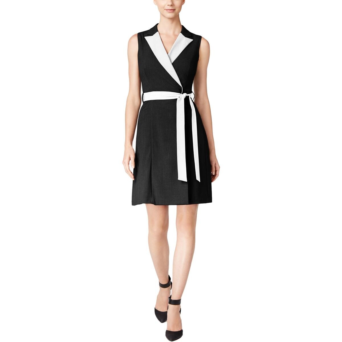 wrap dress calvin klein