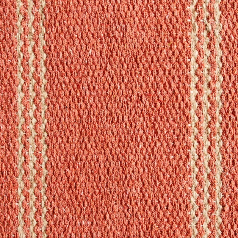 Sevita Striped Jute Area Rug