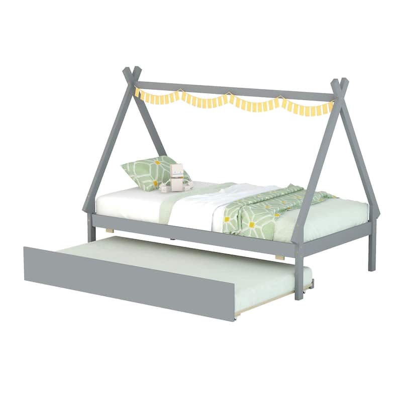 Twin size Tent Floor Bed