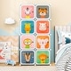 preview thumbnail 7 of 28, Costway 8-Cube Kids Wardrobe Baby Dresser Bedroom Armoire Clothes