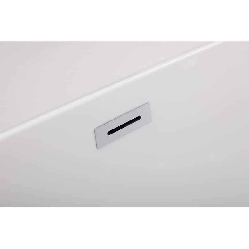 Cameron Soaking Bathtub in Glossy White