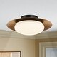 preview thumbnail 5 of 9, Minka Lavery 5625-L Zinola 15" Wide LED Semi-Flush Mount Ceiling