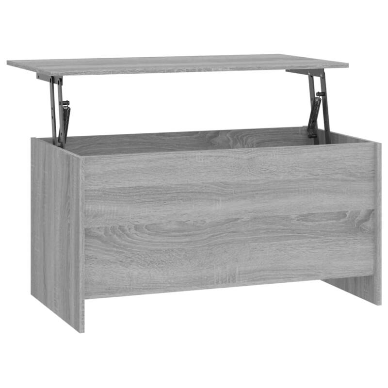 vidaXL Coffee Table Lift Top End Table Accent Side Sofa Table Engineered Wood - 40.2"x21.9"x20.7"