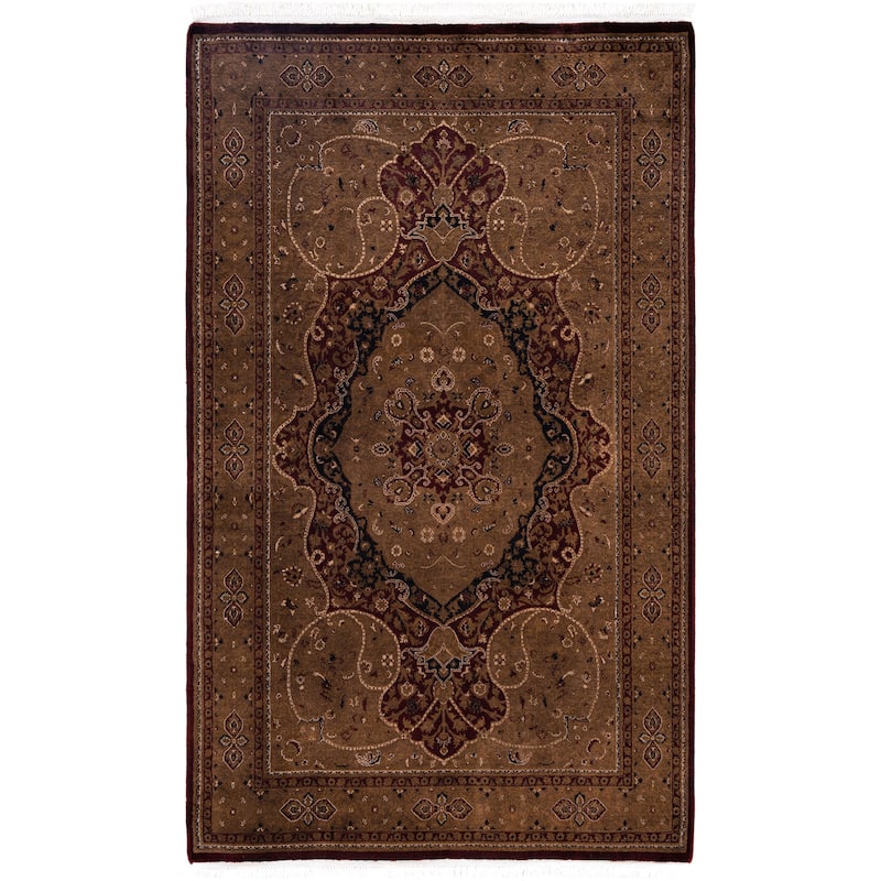 Overdyed One-of-a-Kind Hand-Knotted Area Rug - Brown - 4' 5" x 7' 4"