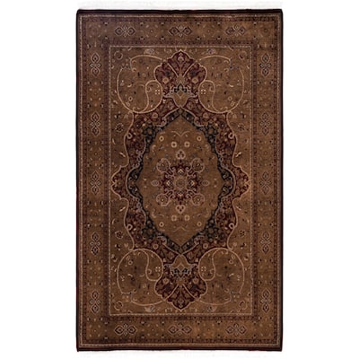 Overdyed One-of-a-Kind Hand-Knotted Area Rug - Brown - 4' 5" x 7' 4"