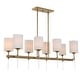 preview thumbnail 2 of 3, Uttermost 21388 Awyr 8 Light 44" Wide Linear Chandelier
