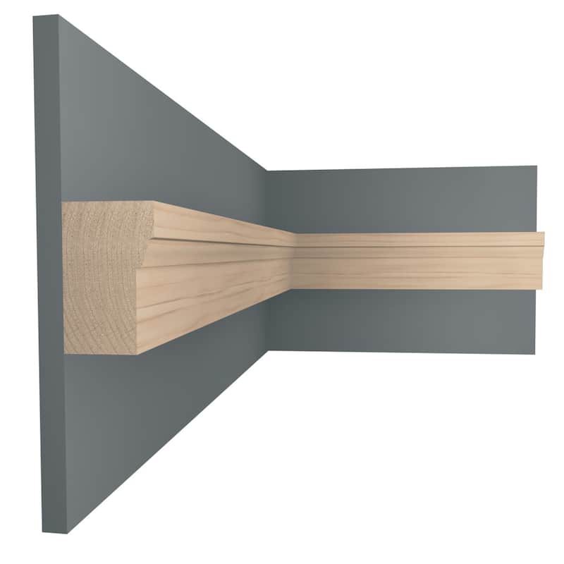 WM180 1-1/4-in D x 2-in W x 96-in L Americraft Solid Hardwood Stain Grade Brick Moulding