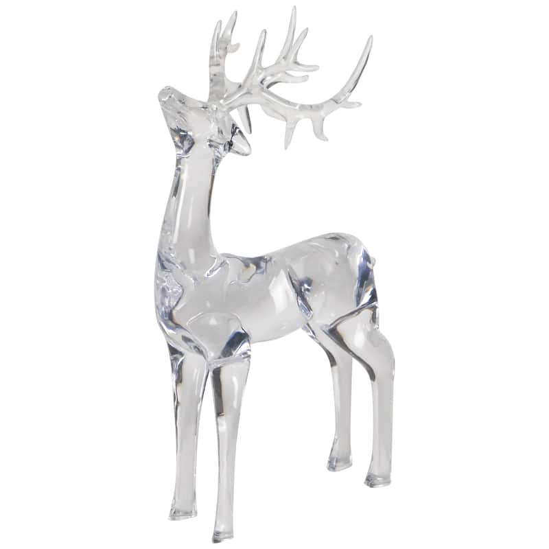 Standing Acrylic Deer Christmas Decoration - 15"