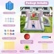 preview thumbnail 6 of 7, Kids Bounce House with Slide and 2 Boxing Columns Bouncy Castle for Party with 480W Blower - Multi - Multi