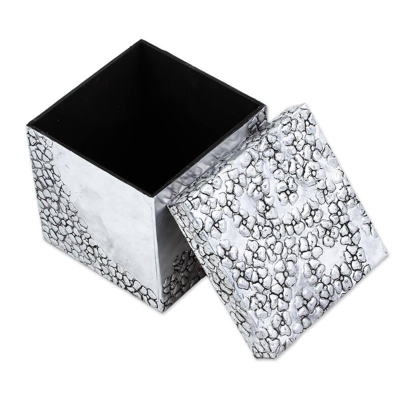 Novica Handmade Blossom Cascade Decorative Box