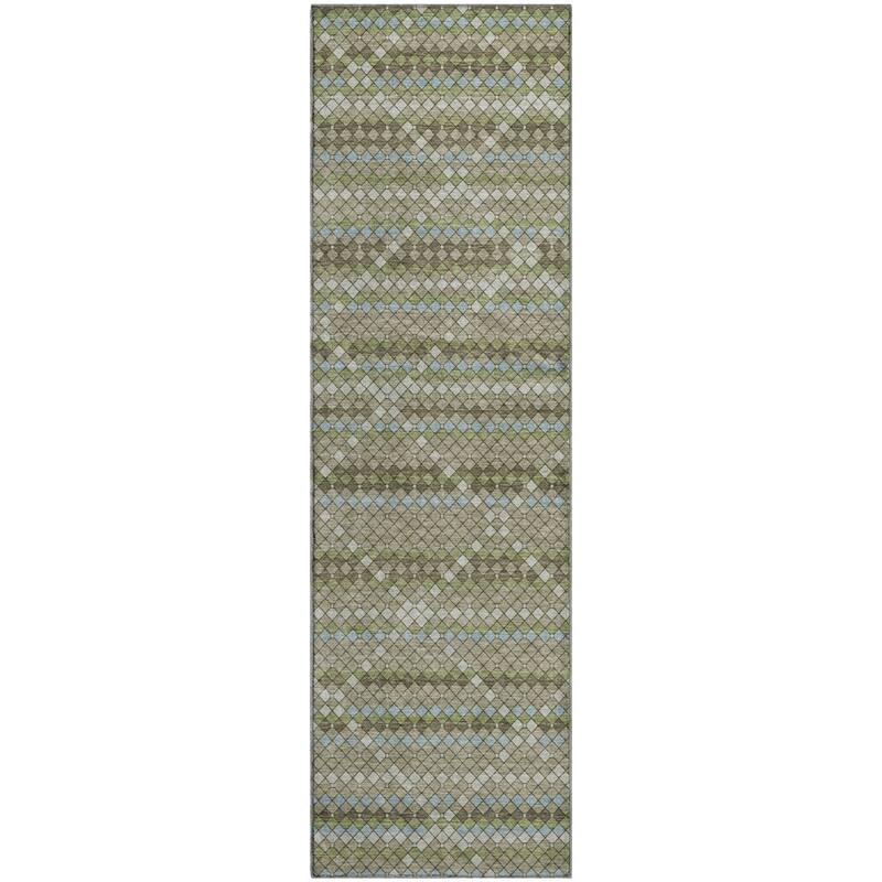 Premium Washable Super Soft Trellis Ombre Mayfield Rug