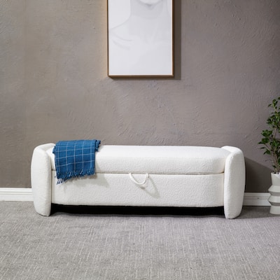 SAFAVIEH Couture Danianna Storage Bench - 60 in. W x 21 in. D x 19 in. H