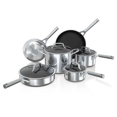 Ninja Foodi NeverStick Stainless 10-Piece Cookware Set