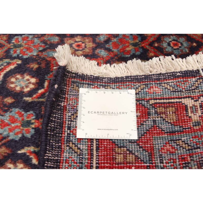 ECARPETGALLERY Hand-knotted Andelz Navy Wool Rug - 3'7 x 10'4