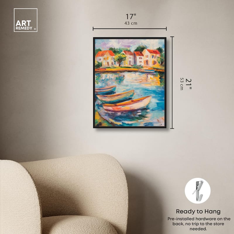 Bayside Calm II Canvas by Art Remedy
