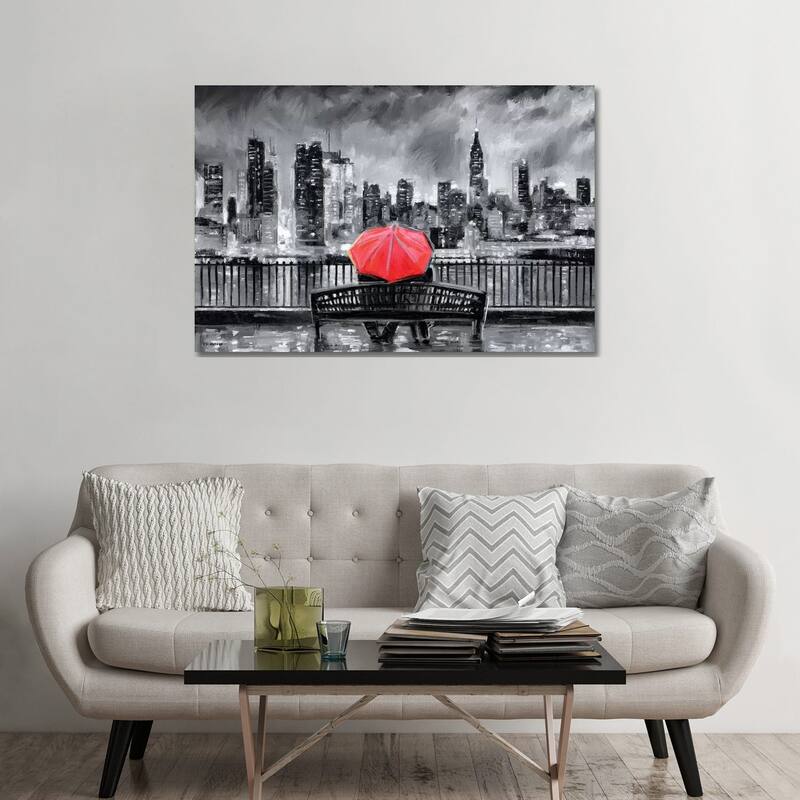 iCanvas "NY In Love In Red" by P.D. Moreno Canvas Print - 32x48x1.5
