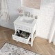 preview thumbnail 11 of 10, Hanover Tremont 24-In. Bathroom Vanity Set includes Sink, Countertop, plus Cabinet w/1 Drawer & Bottom Shelf, White
