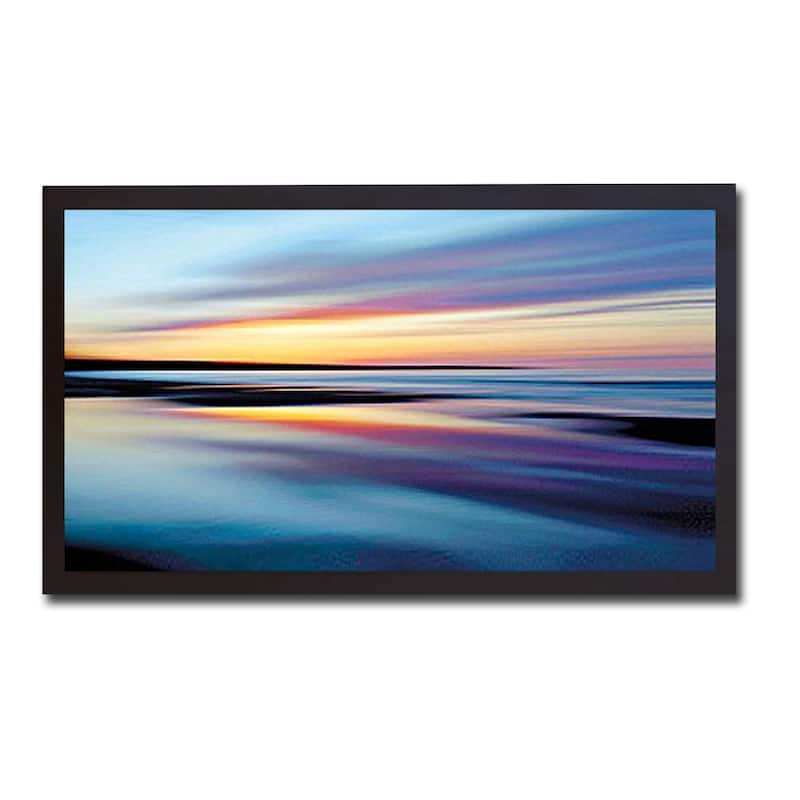 Northern Light by Edward Holland Black Floater-Framed Canvas Giclee Art (20 in x 38 in Framed Size)