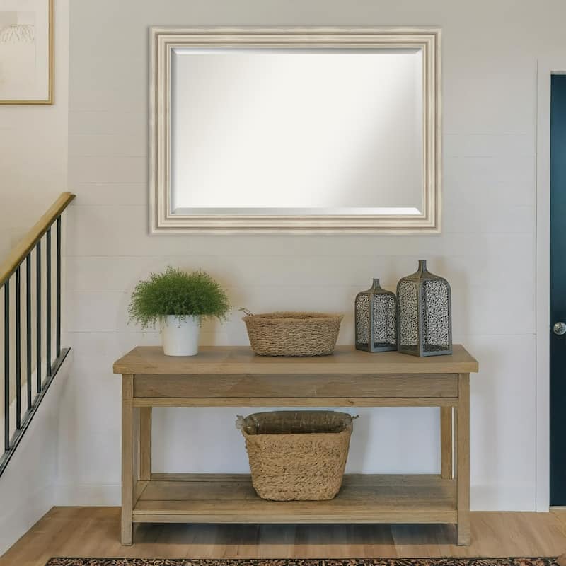 Sierra Beveled Wood Framed Wall Mirror