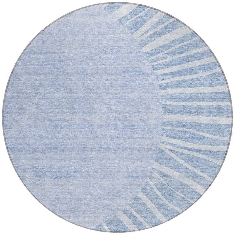 HomeRoots Abstract Transitional Rectangle Outdoor Rug