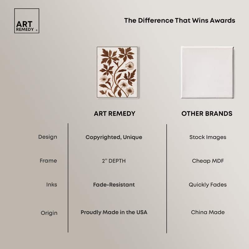 Sepia Sepal I Canvas by Art Remedy