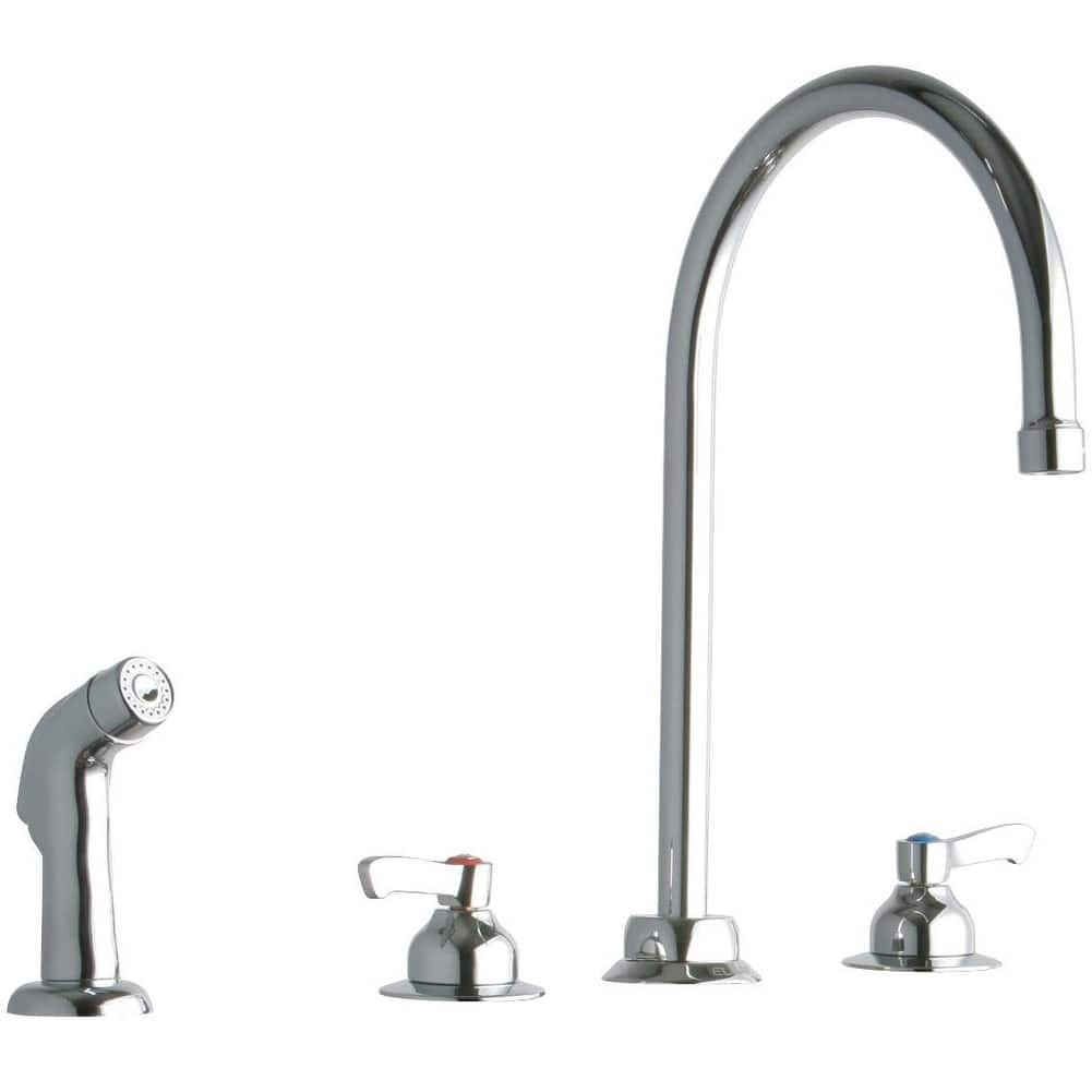 Elkay 1.5 GPM Widespread Food Service Faucet - Includes Side Spray