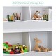 preview thumbnail 8 of 15, UTEX Toy Storage Organizer,Stackable Kids Toy Storage Cubby,Toy Boxes and Storage for Playroom,Bedroom,Nursery School,White
