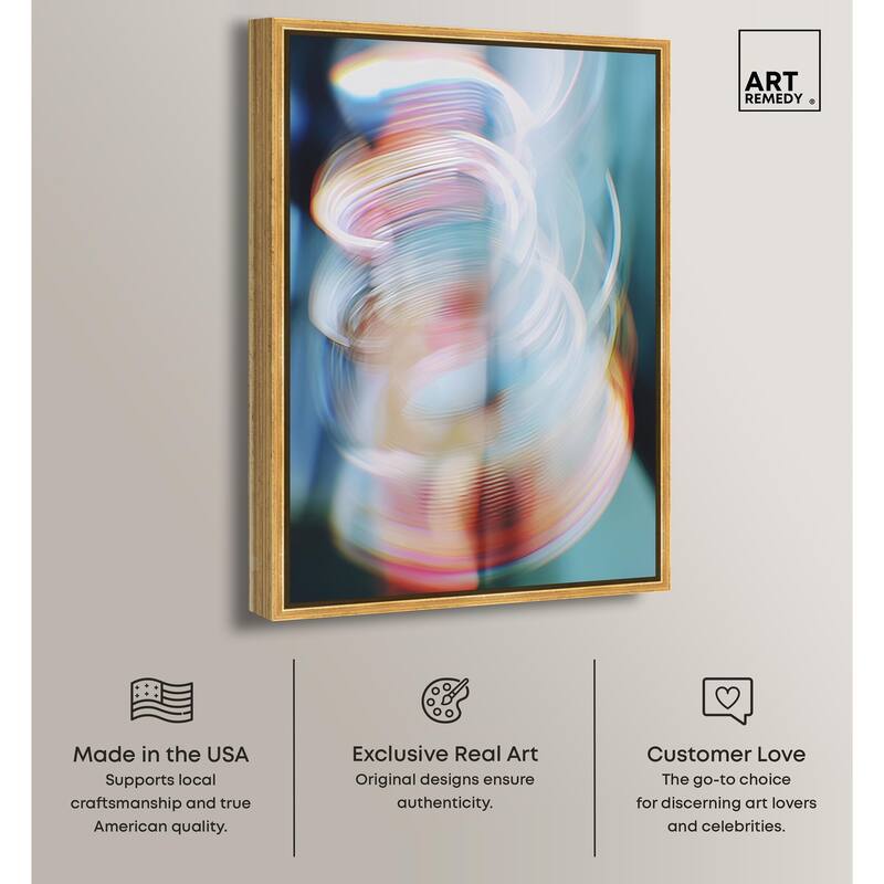Swirling Light II Canvas by Art Remedy