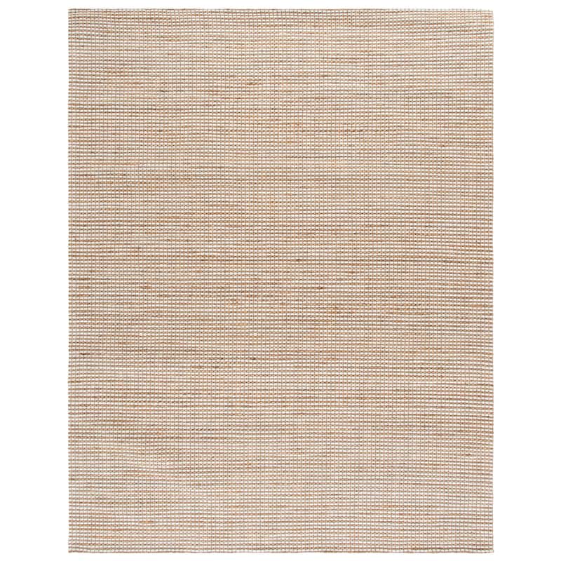 SAFAVIEH Handmade Natural Fiber Yareli Jute & Wool Rug.. - 8' x 10' - Natural/Ivory
