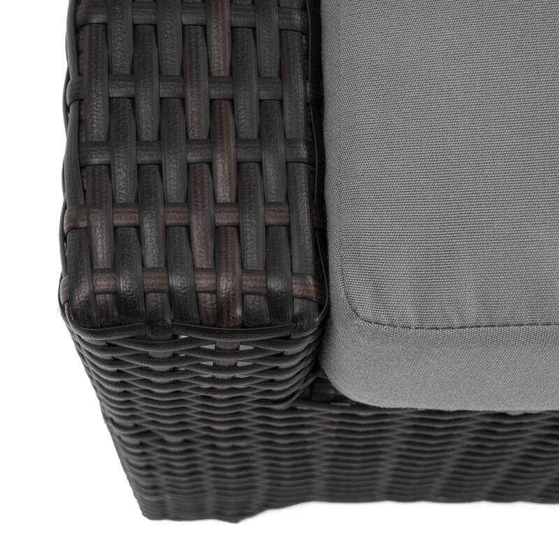 Deco 5 Piece Sunbrella Outdoor Patio Love & Club Fire Set