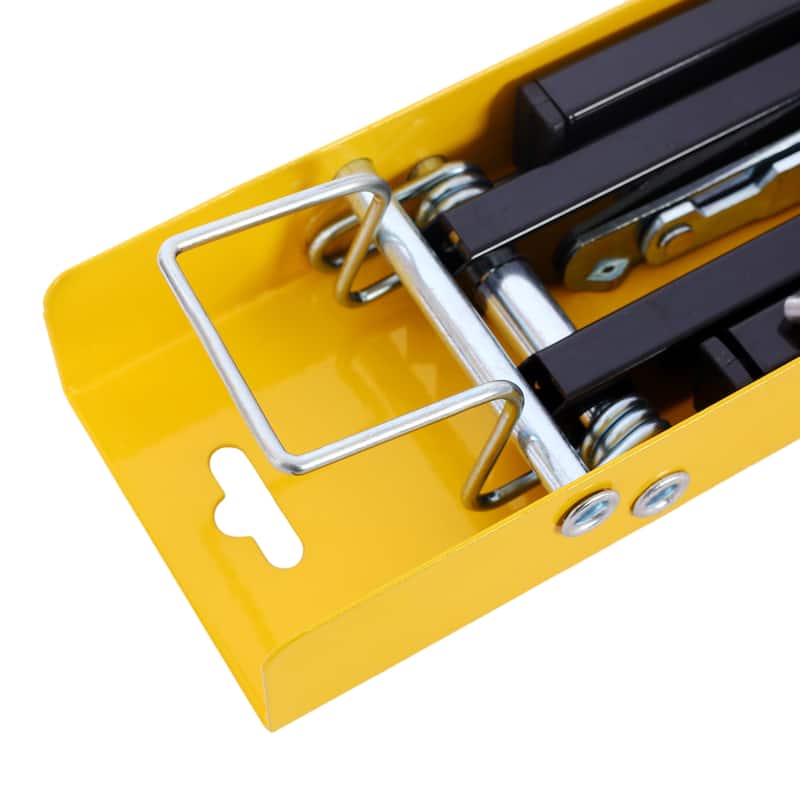 Saw Horses 2 Pack, Folding Portable Work Horse with Fast Open Legs, Convenient Handle, Heavy Duty Steel Sawhorse for Garage