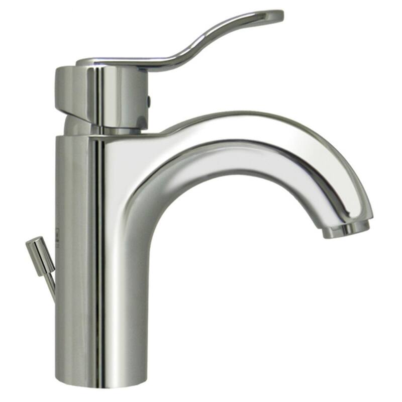 Wavehaus Single Hole/Single Lever Lavatory Faucet with Pop-up Waste - Polished Chrome