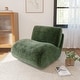 preview thumbnail 23 of 35, UIXE 33" Swivel Upholstered Aceent Chair Comfy Slipper Chair