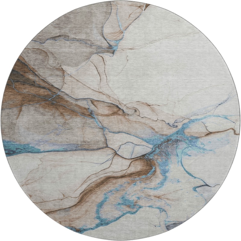 Premium Washable Super Soft Modern Crackle Mayfield Rug