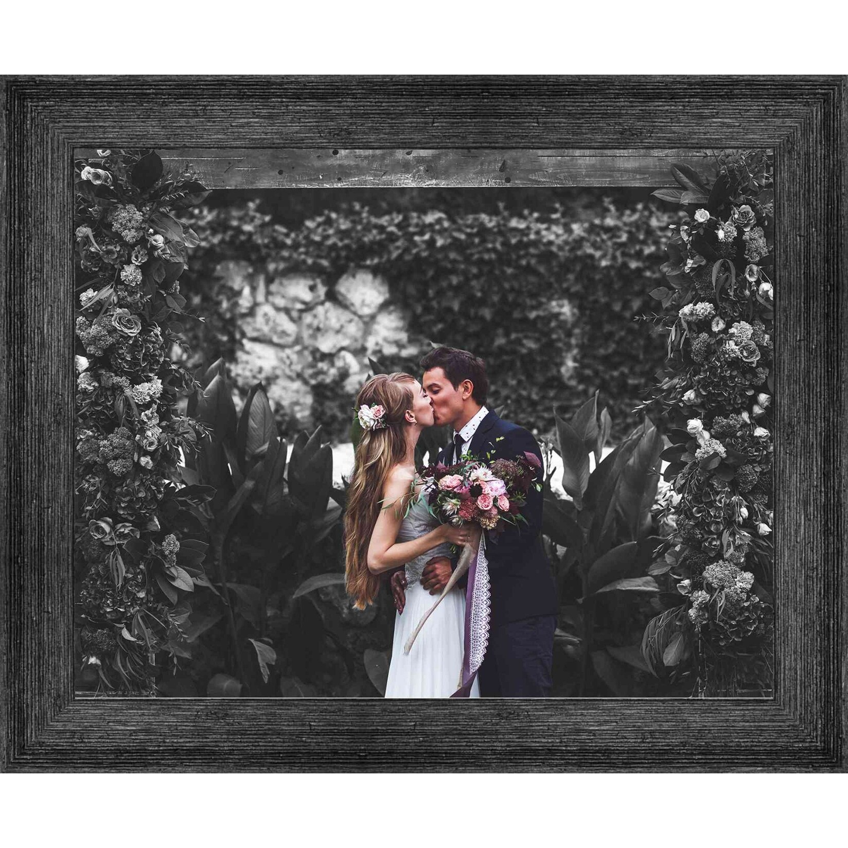 Shop 10x12 Black Barnwood Picture Frame With Acrylic Front And Foam Board Backing Black Barnwood Solid Wood On Sale Overstock 28469366