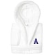preview thumbnail 1 of 103, Sweet Kids 100% Polyester SUPER PLUSH Double Brushed Hooded Bathrobe with Navy Bookman Monogram A - Large
