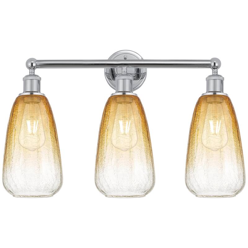 Innovations Lighting Endless Possibilities Edison - Brookhaven Almond - 3 Light 24" Bath Vanity Light