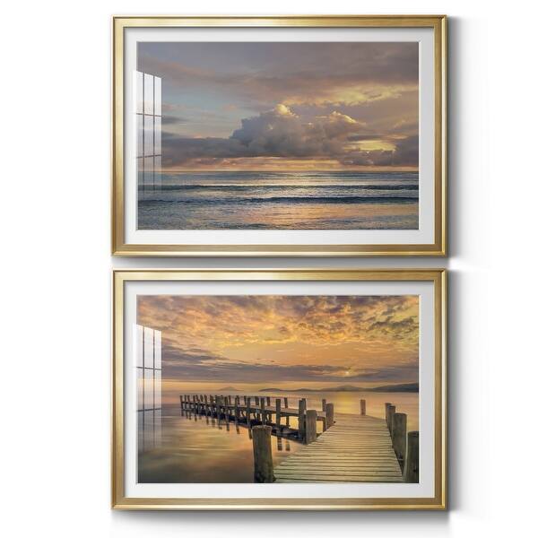slide 2 of 33, A Morning Meditation Premium Framed Print - Ready to Hang 18.5X24.5 - Gold