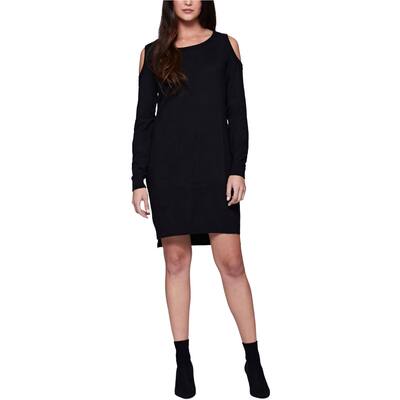 Sanctuary Clothing Womens Amy Sweater Dress,, Black, Small